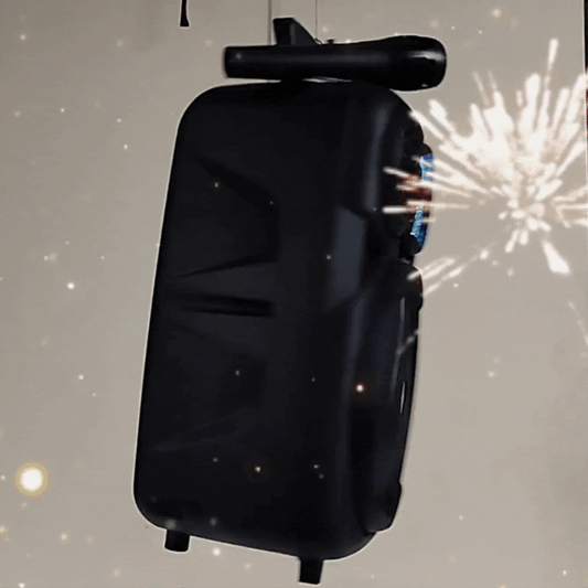 PARLANTE MULTIFUNCIONAL DE 8 PULGADAS CON MICRÓFONO PARA KARAOKE