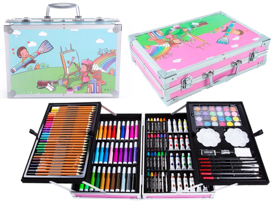 MEGA SET DE ARTE - KIT COMPLETO DE PINTURA Y DIBUJO